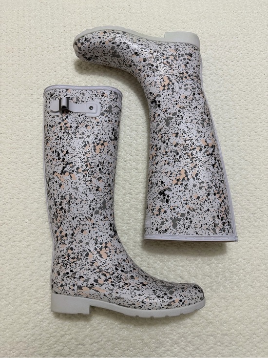Hunter Shoes - Hunter Particle Print Spurrey Rain Boots Women’s Size 10